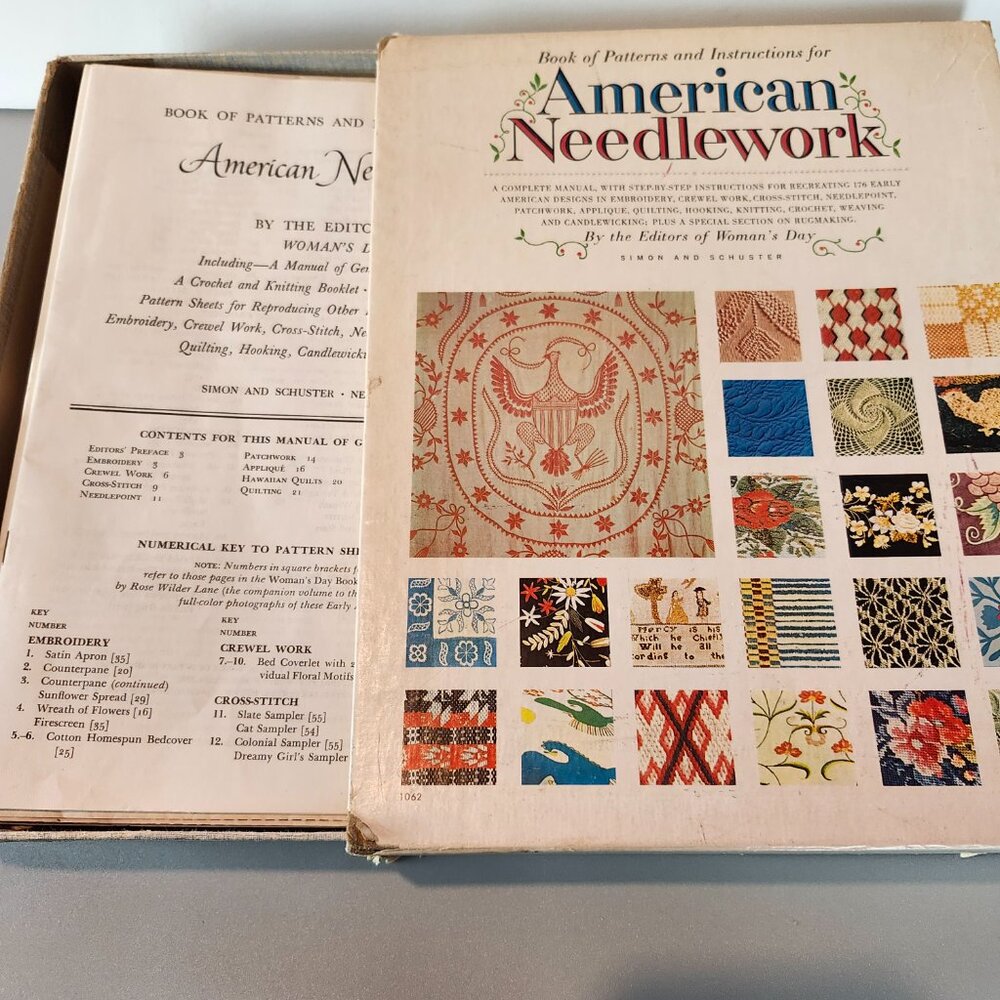Vtg 1960s American Needlework Book of Patterns